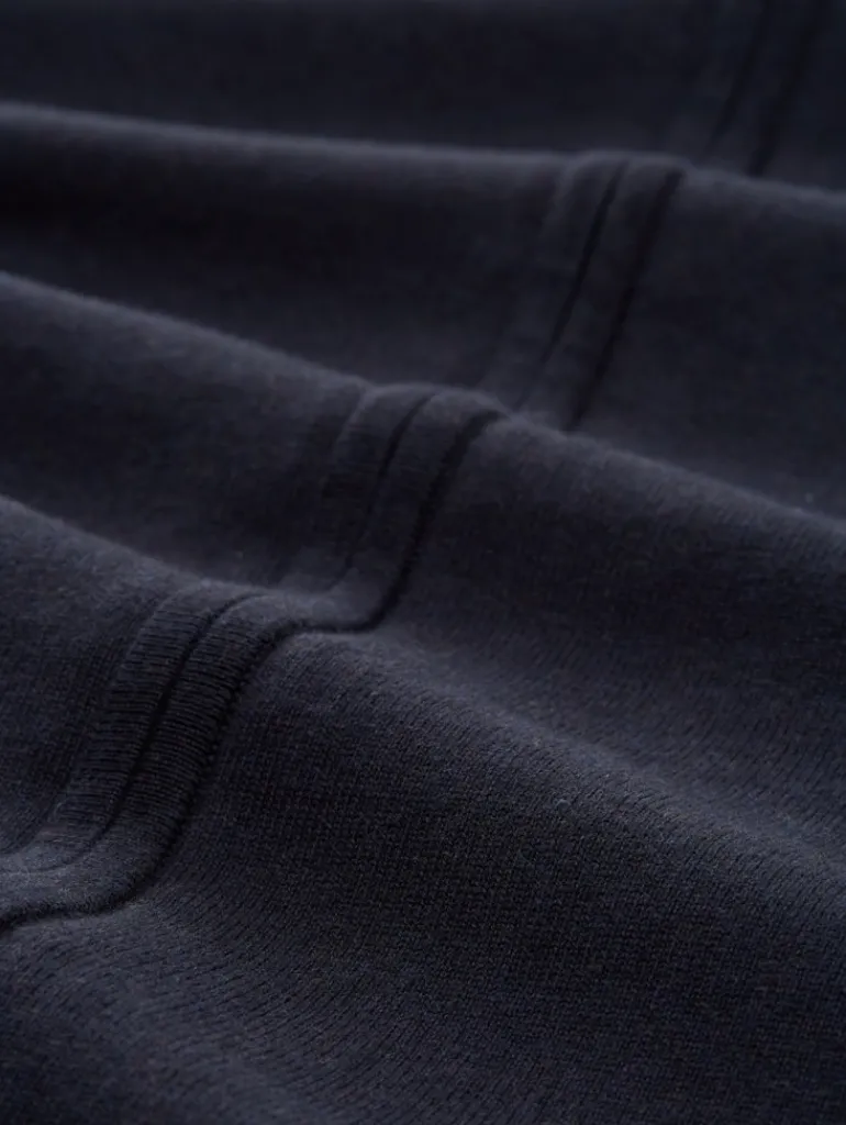 Strickjacke aus Baumwolle knitted navy melange