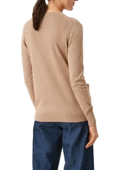 Strickjacke aus Viskosemix braun