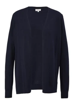 Strickjacke aus Viskosemix blau2