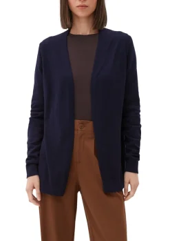 Strickjacke aus Viskosemix blau2