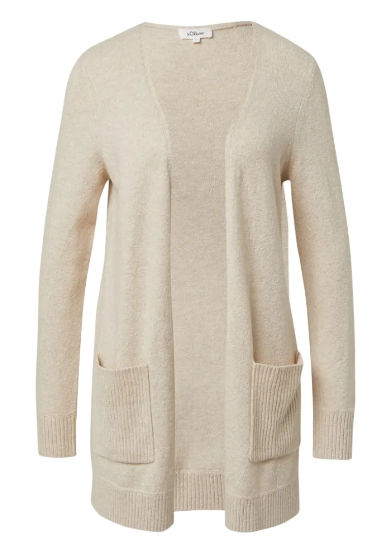 Strickjacke beige