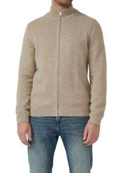 Strickjacke beige