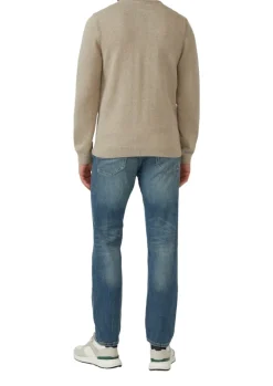 Strickjacke beige
