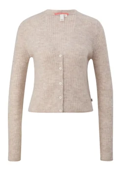 Strickjacke beige