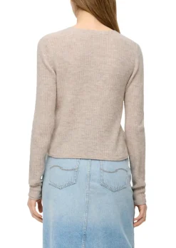 Strickjacke beige