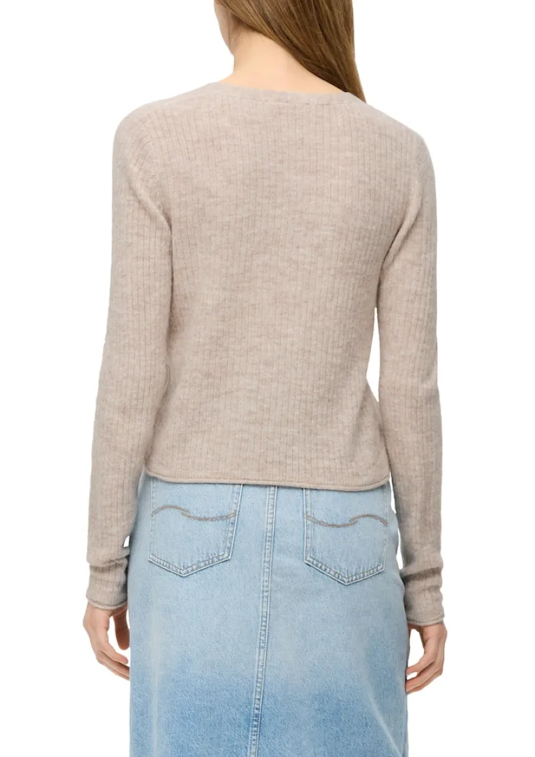 Strickjacke beige