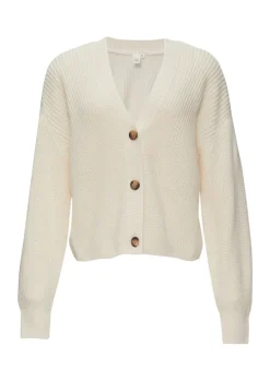 Strickjacke beige