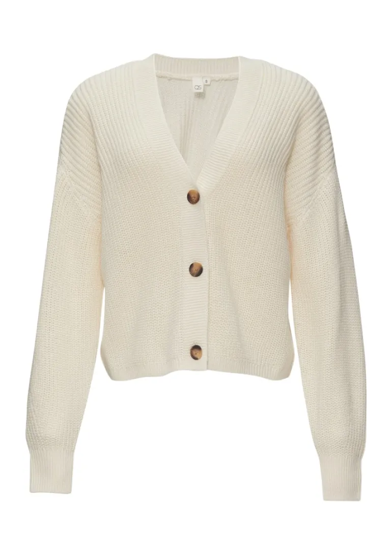 Strickjacke beige