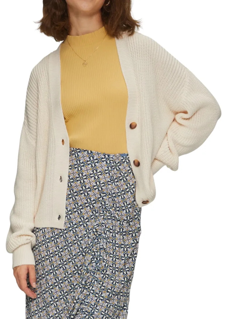 Strickjacke beige