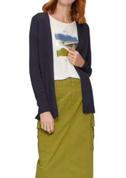 Strickjacke blau