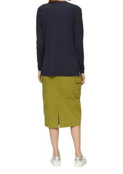 Strickjacke blau