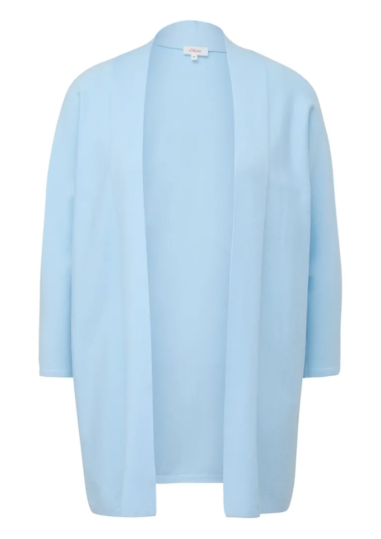 Strickjacke blau