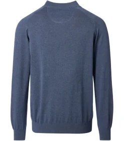 Strickjacke blau