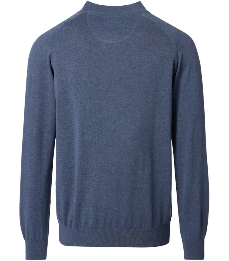 Strickjacke blau
