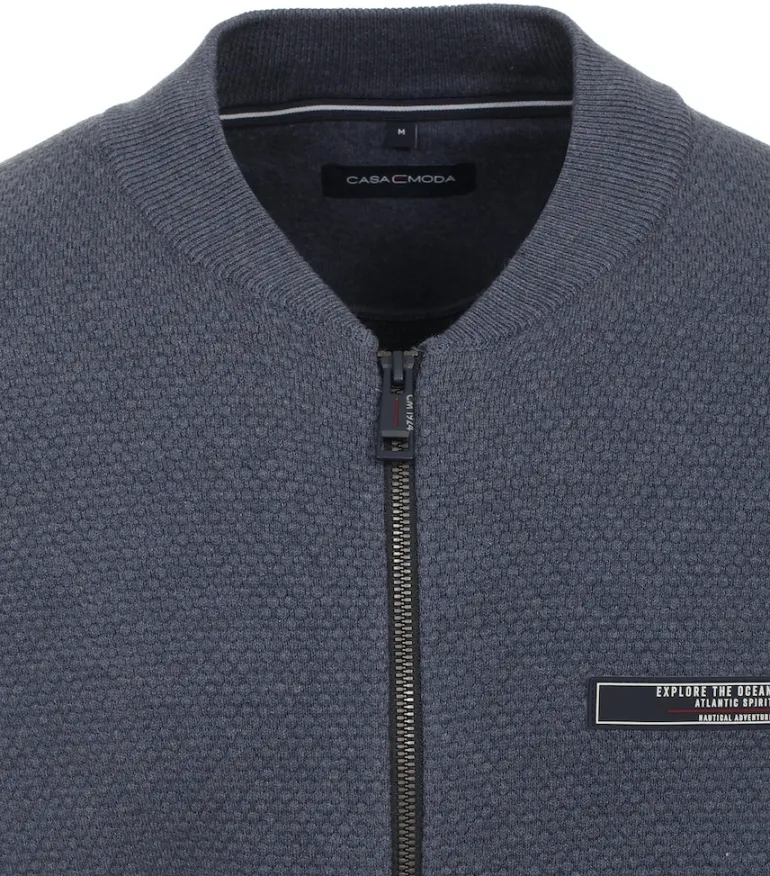 Strickjacke blau