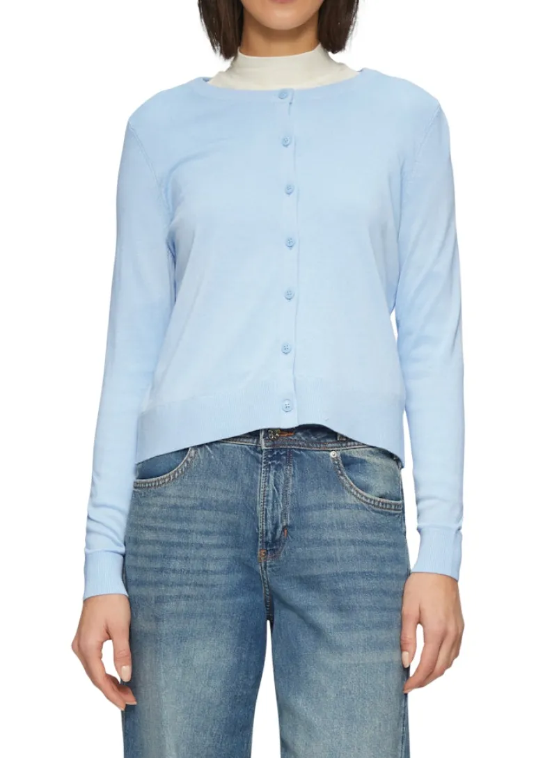 Strickjacke blau