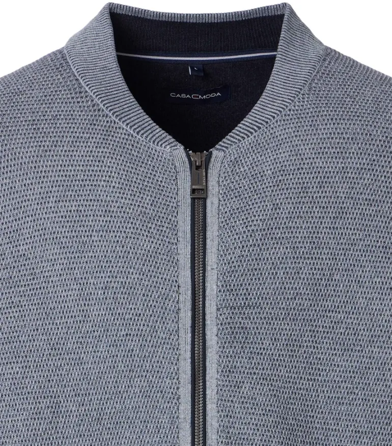 Strickjacke blau