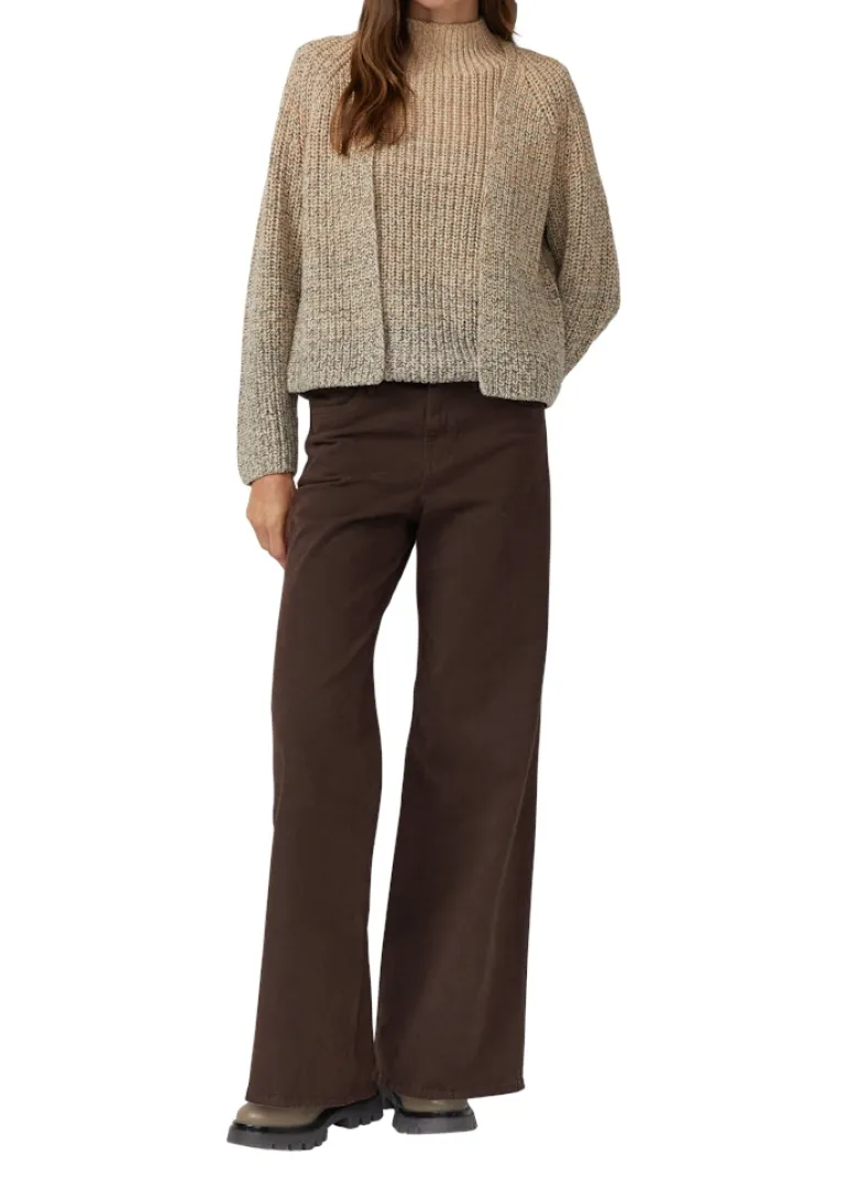 Strickjacke braun