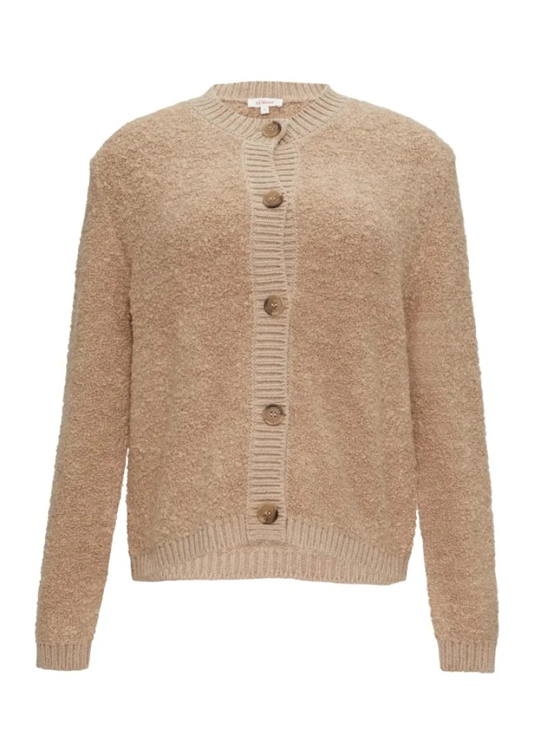 Strickjacke braun