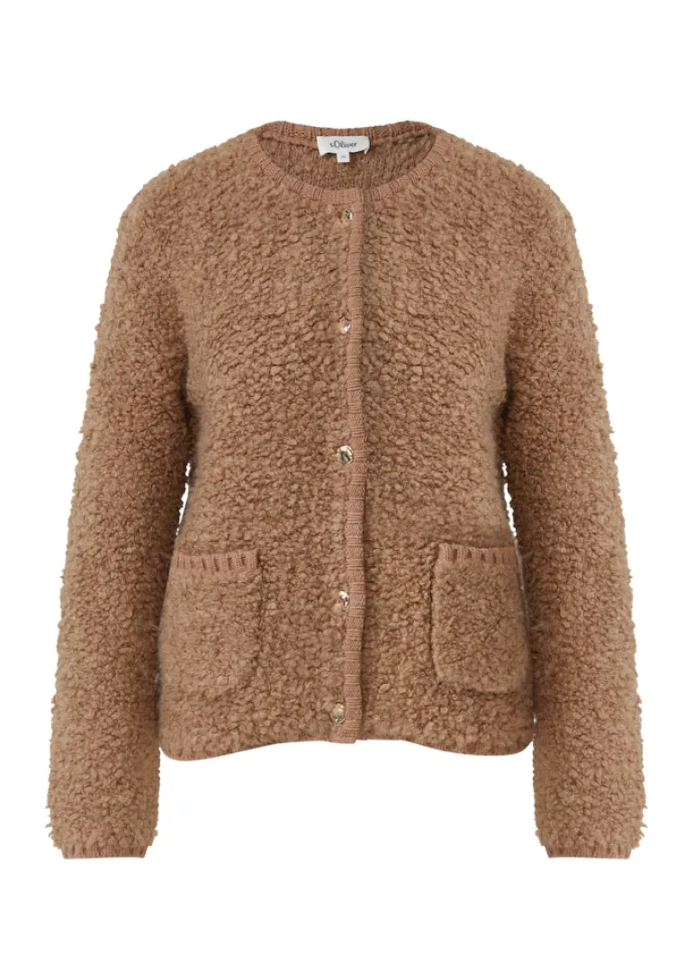 Strickjacke braun
