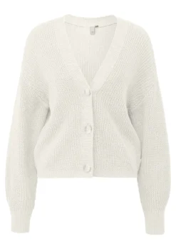 Strickjacke creme