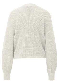 Strickjacke creme