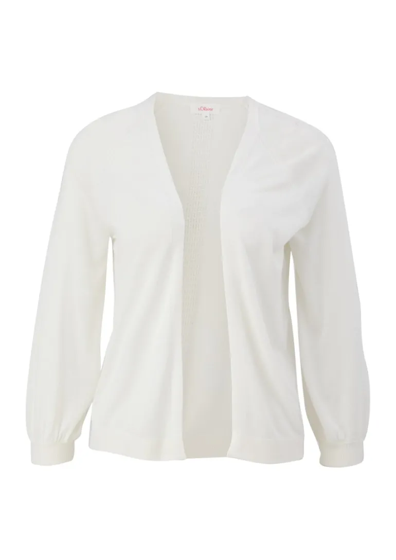 Strickjacke creme