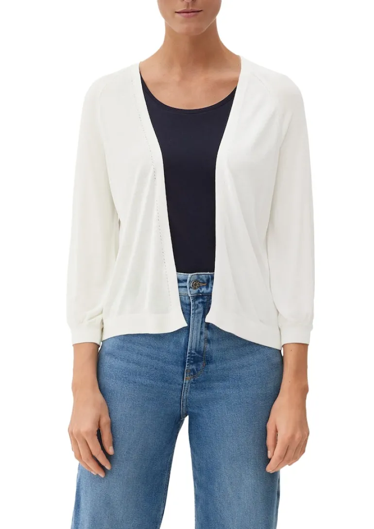 Strickjacke creme