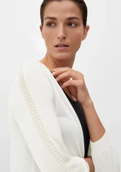Strickjacke creme