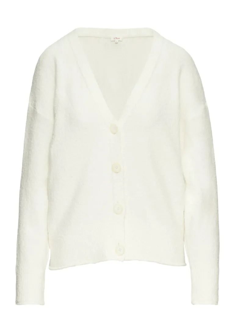 Strickjacke creme