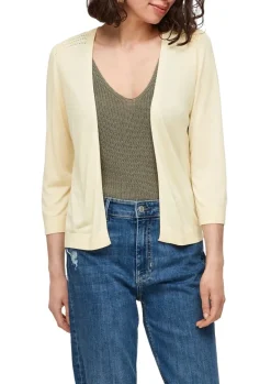 Strickjacke gelb