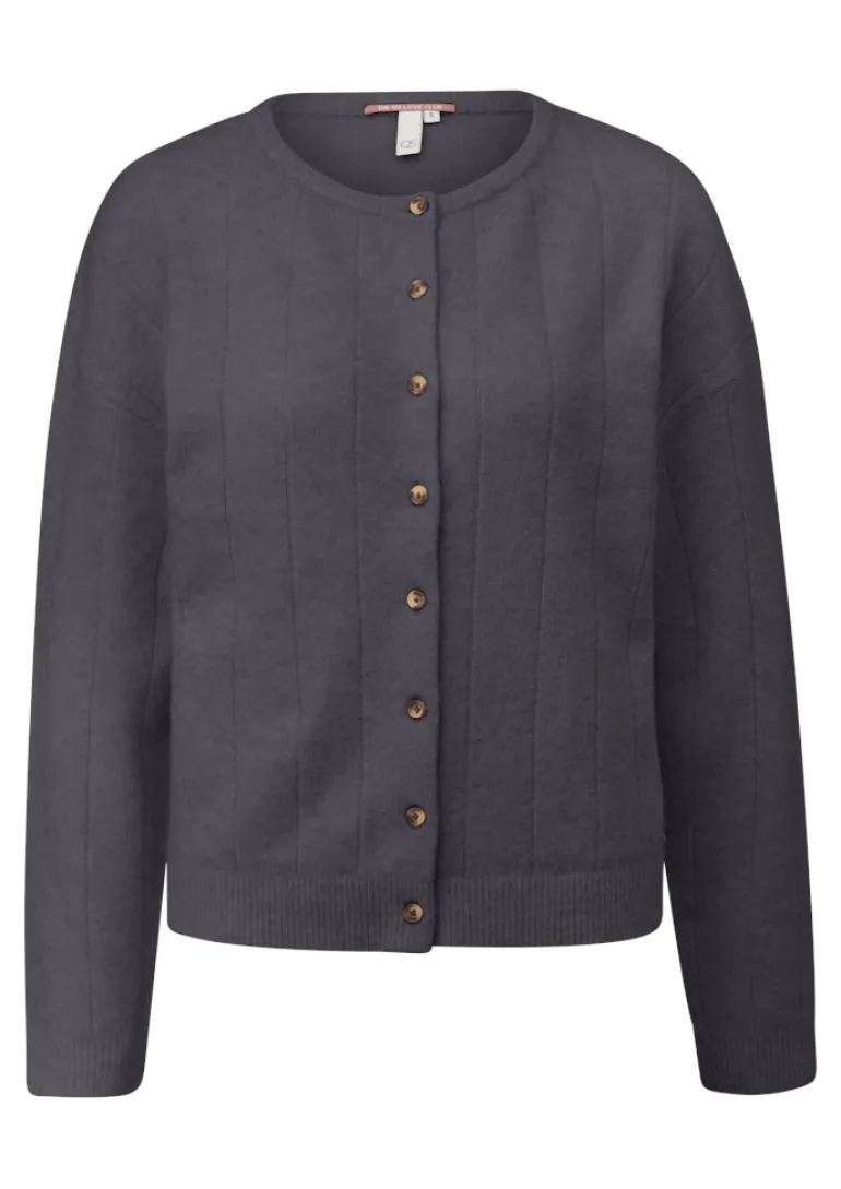 Strickjacke grau