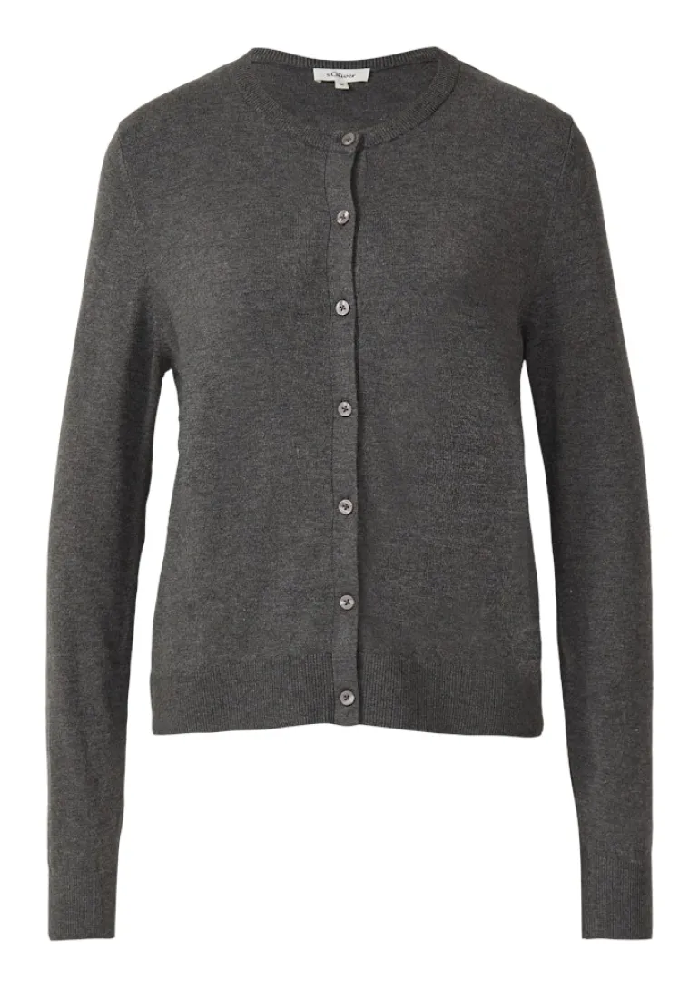 Strickjacke grau