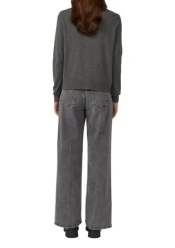 Strickjacke grau