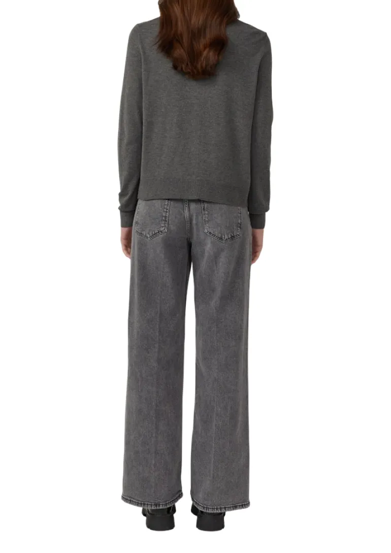 Strickjacke grau