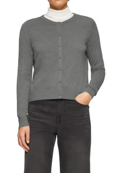 Strickjacke grau