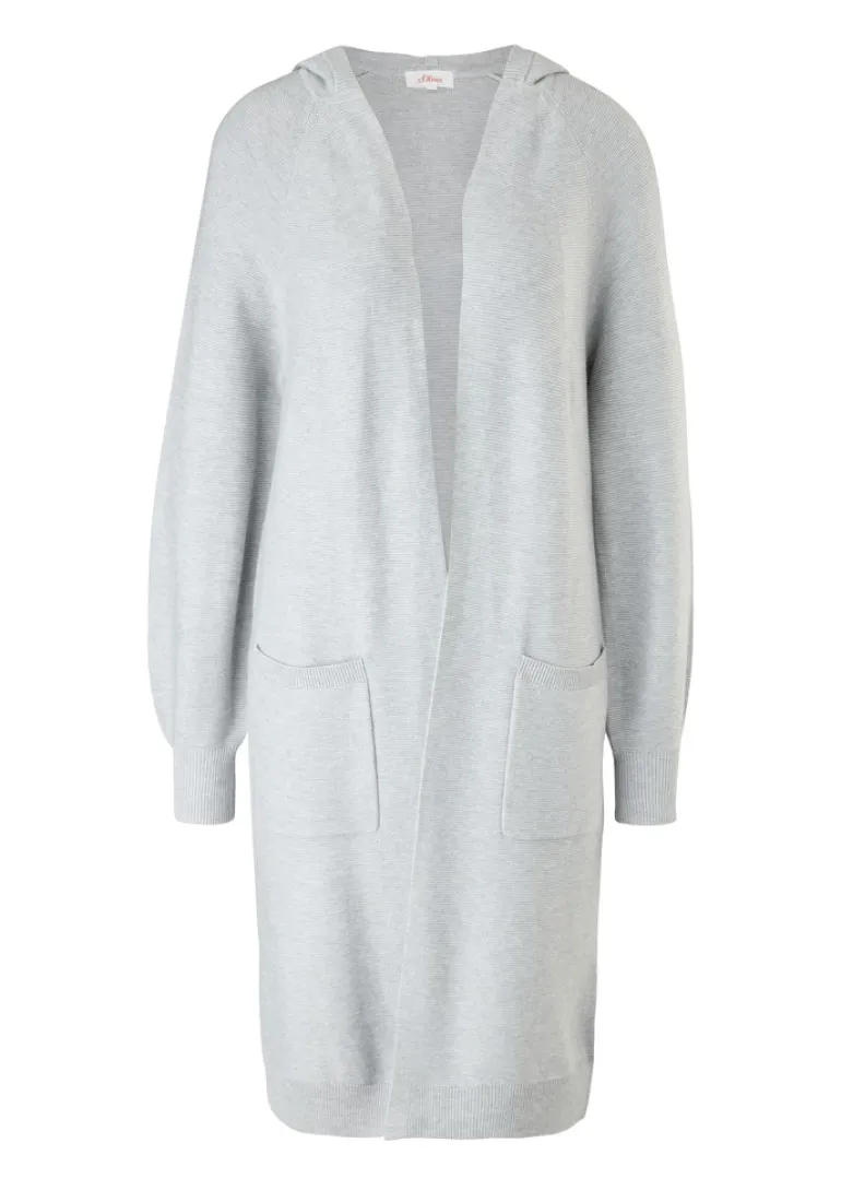 Strickjacke grau