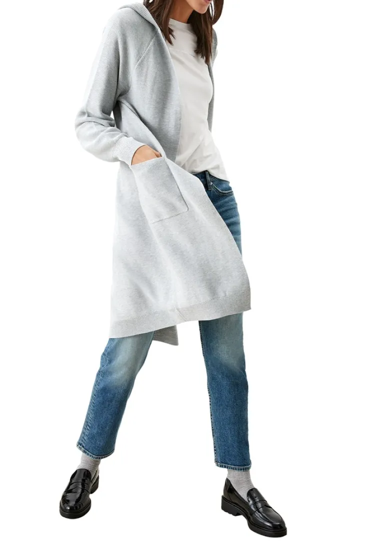 Strickjacke grau