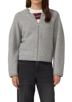 Strickjacke grau