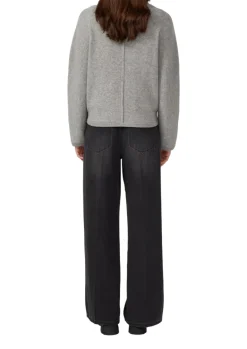 Strickjacke grau
