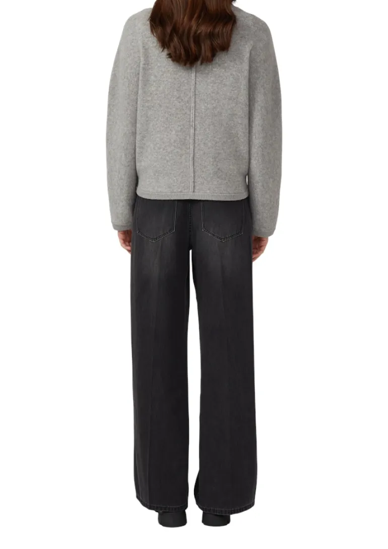 Strickjacke grau