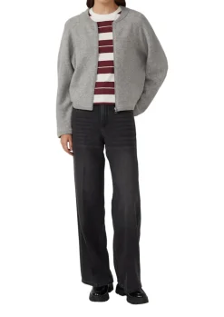 Strickjacke grau