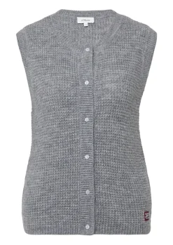Strickjacke grau