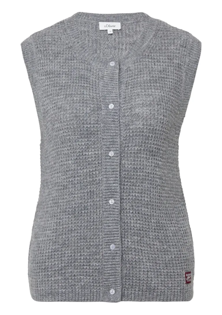 Strickjacke grau