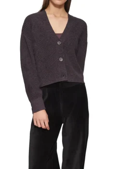 Strickjacke lila