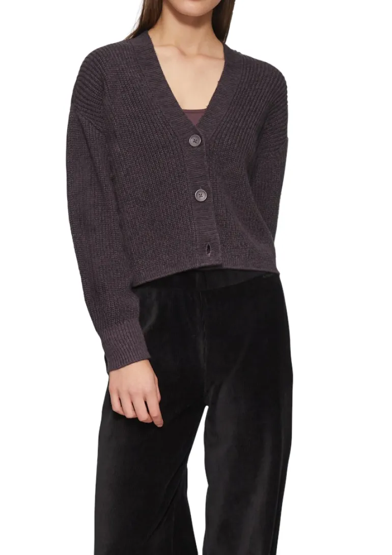 Strickjacke lila