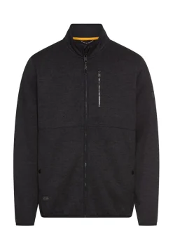 Strickjacke mit Stehkragen dark navy