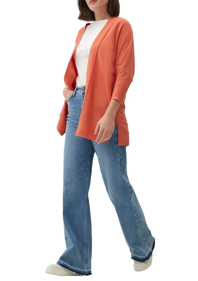 Strickjacke orange