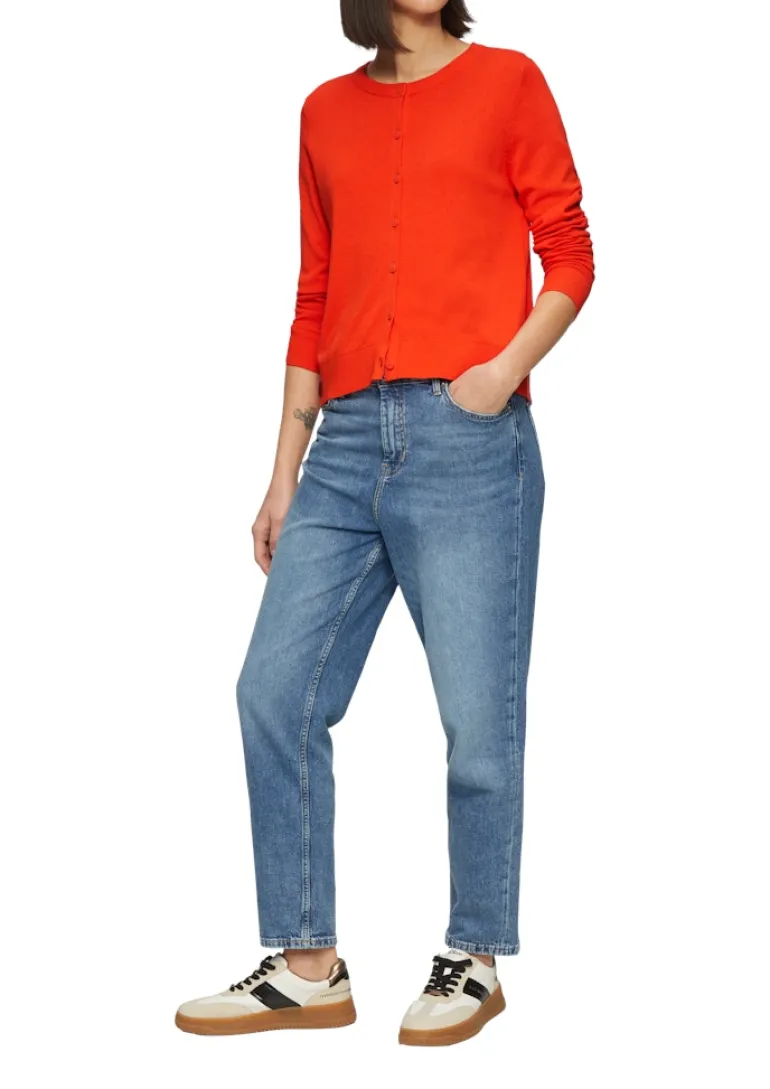 Strickjacke orange
