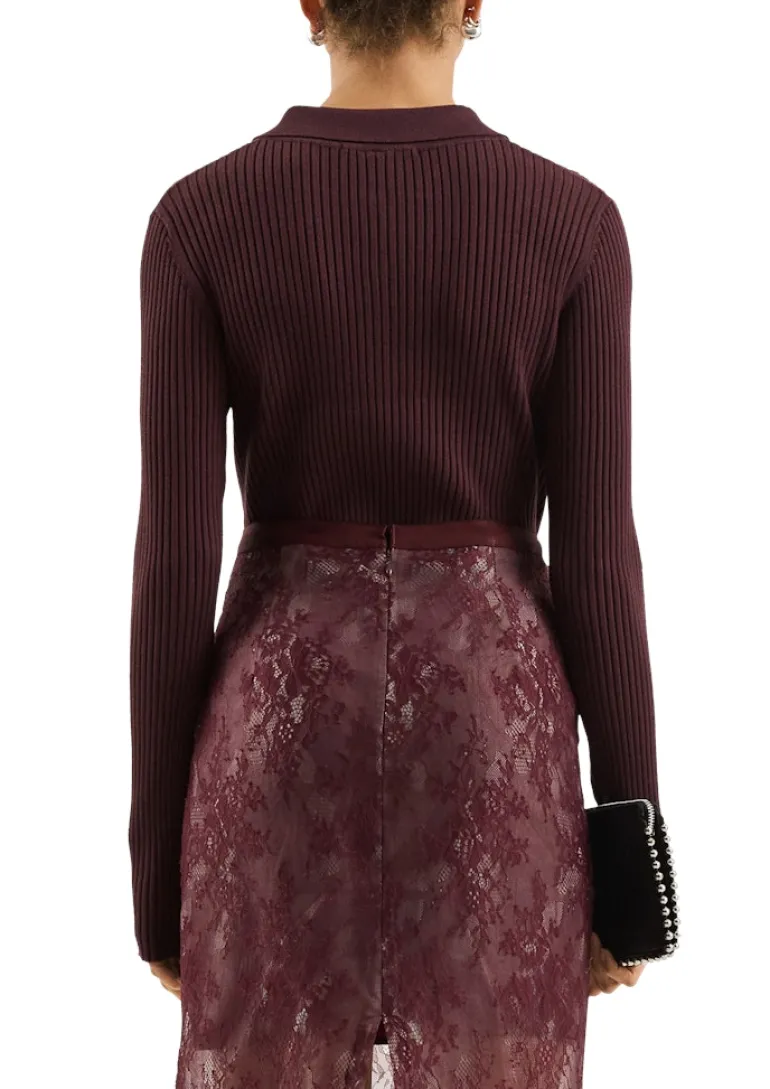 Strickjacke rot